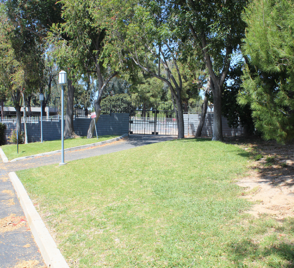 Street view of OC San easement area within the Brookview Community.