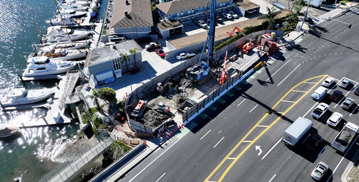 Receiving Shaft aerial view