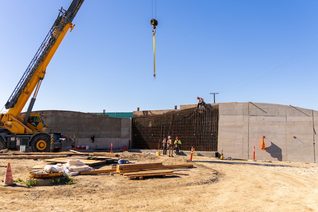 Perimeter Wall Progress
